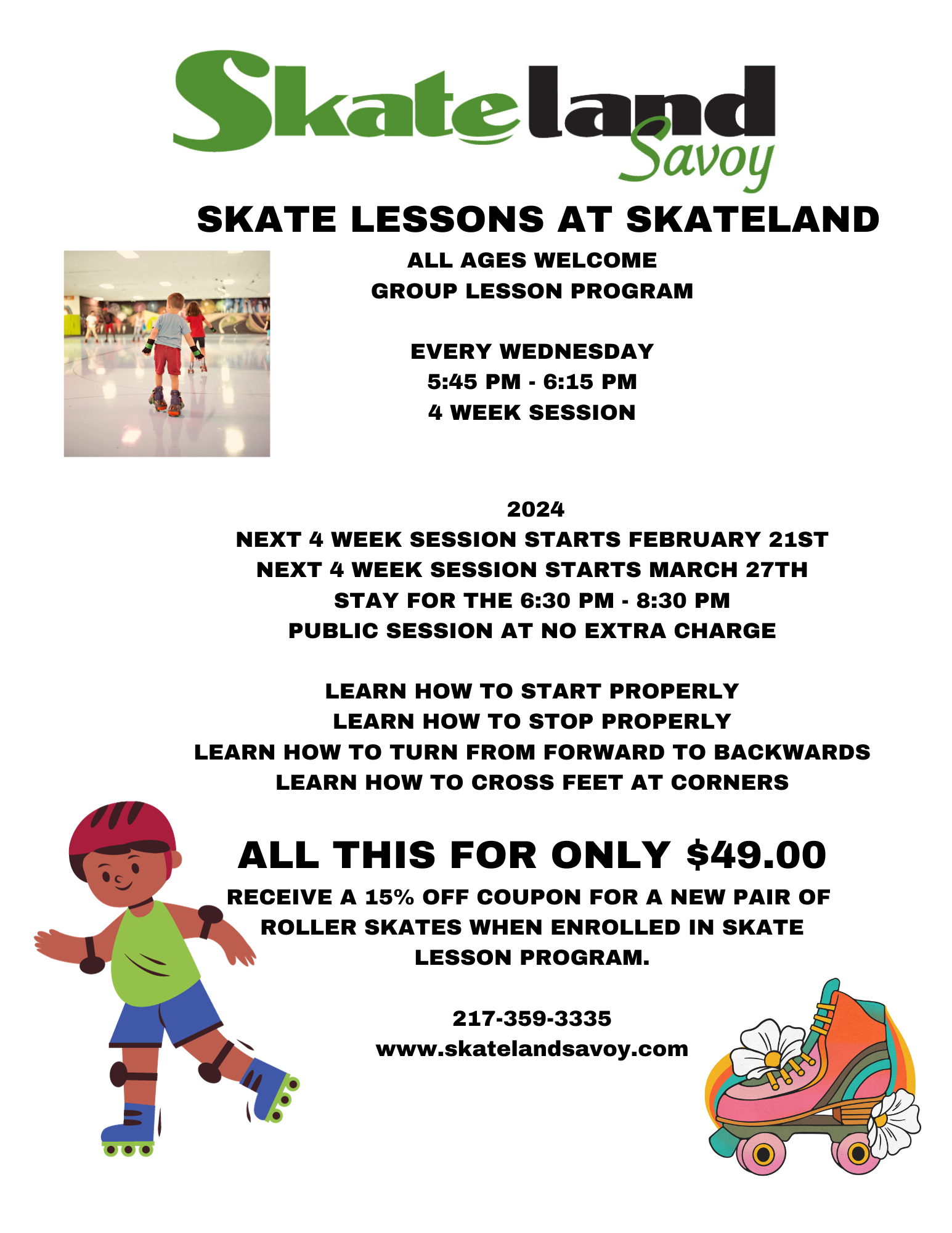 skate lessons 2023-2024